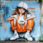 Graffiti Art of Magma Girl
