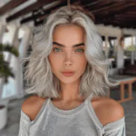 Silver hair color