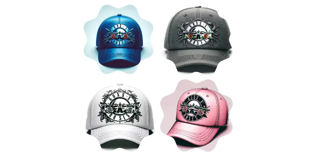 Image of Baseball caps with logo "Guns N' Roses" .