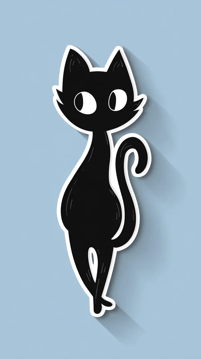 Midjourney Cat Sticker Prompt